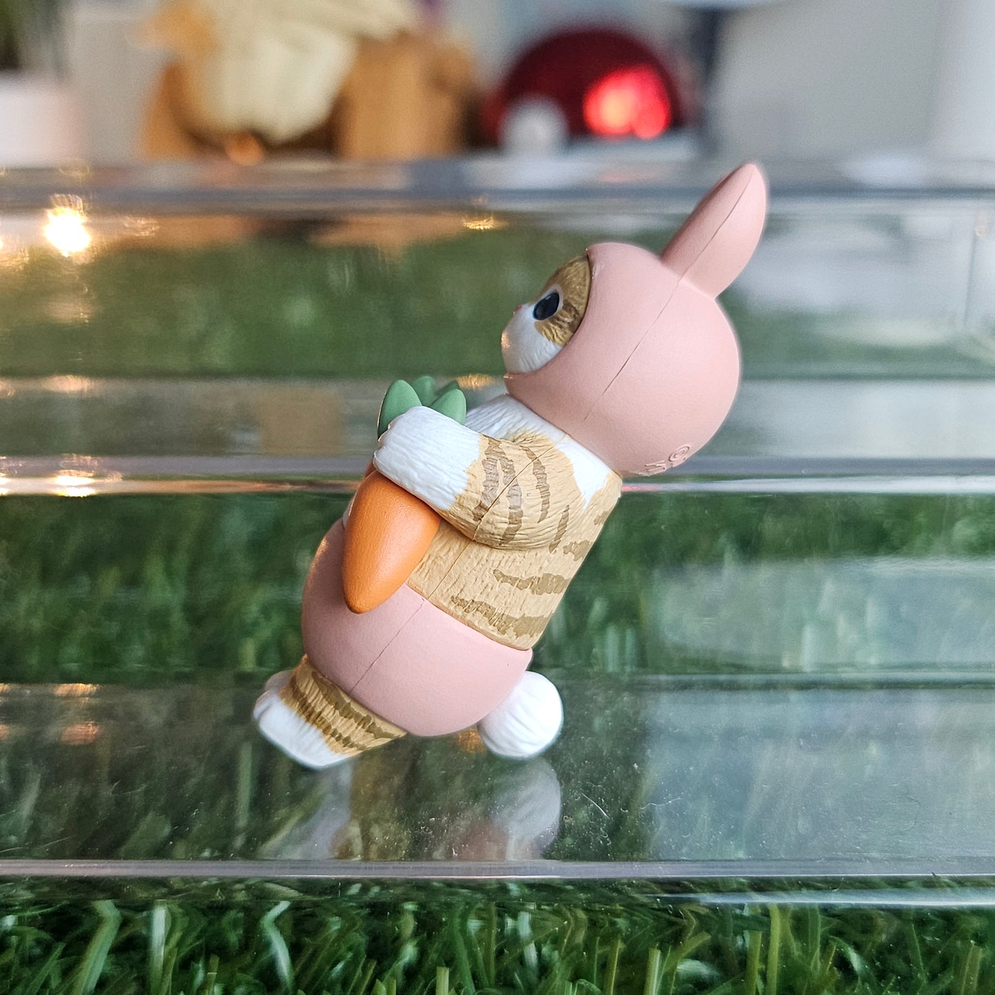 baby rabbit with carrots mofusand cat