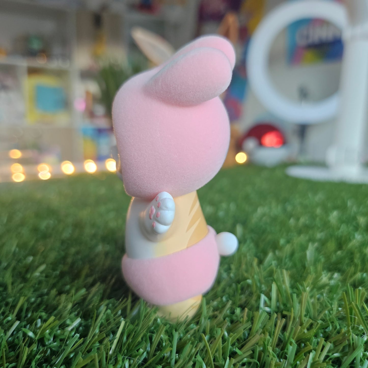 pink rabbit mofusand cat