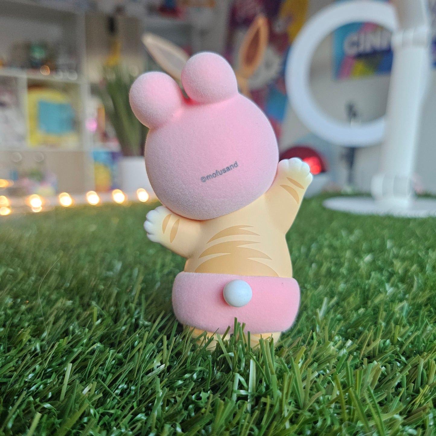 pink rabbit mofusand cat