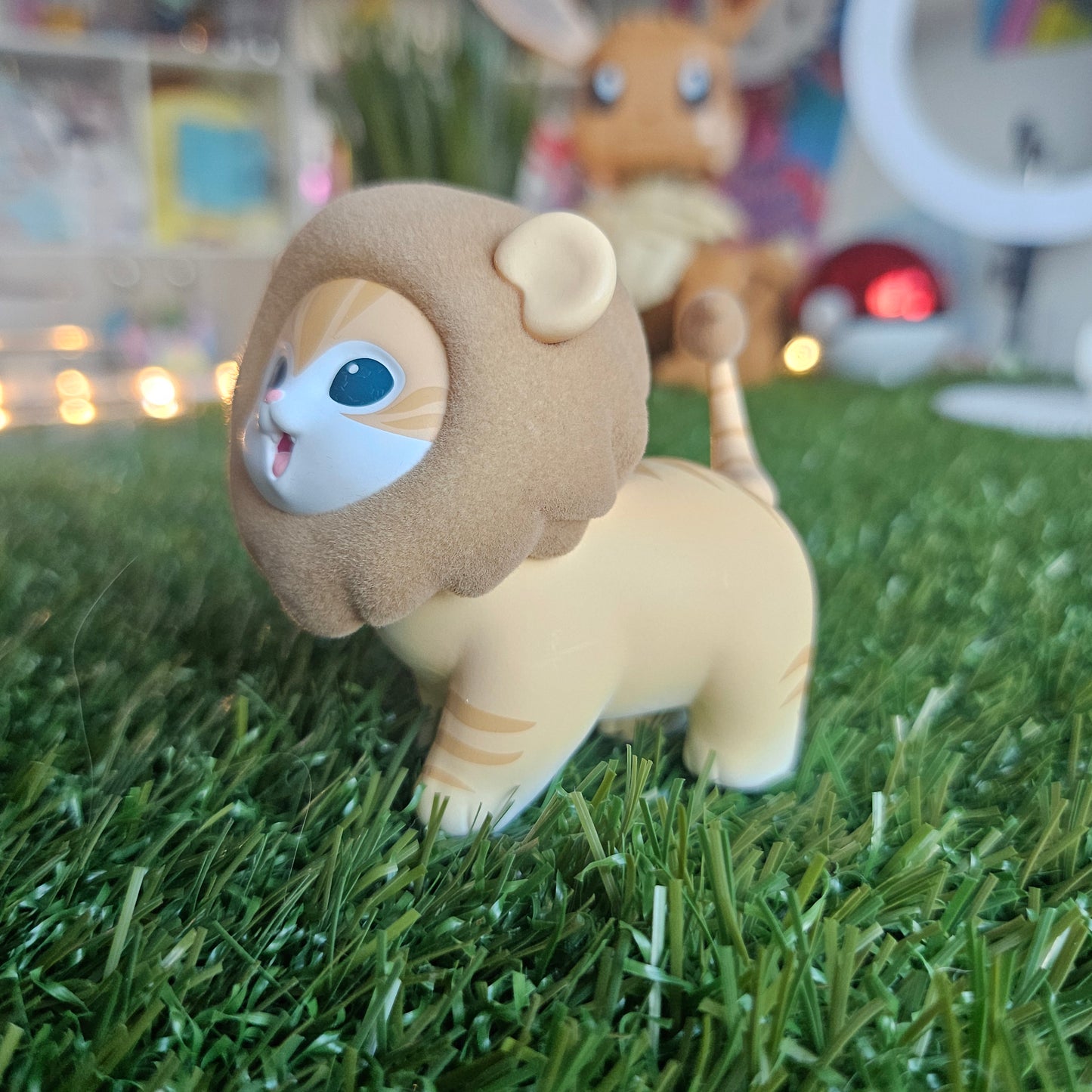 cute lion mofusand cat