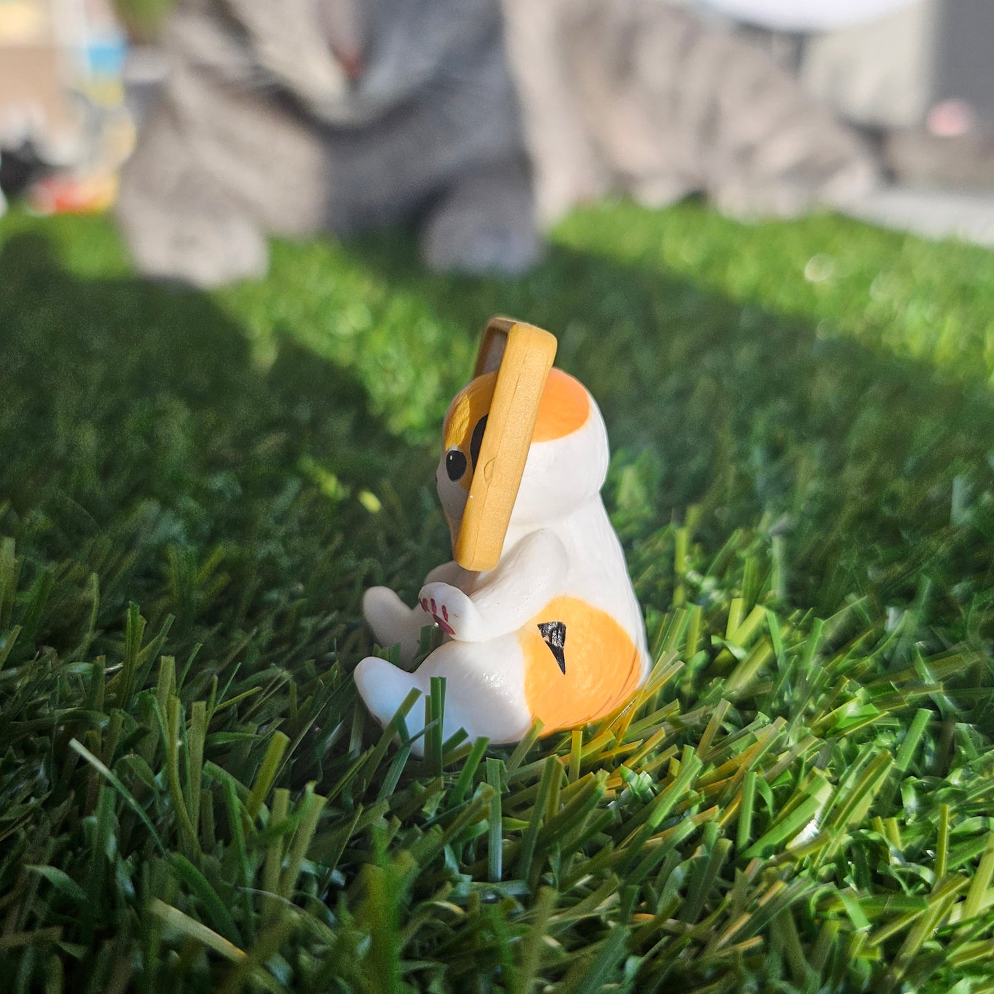 square bread mofusand cat