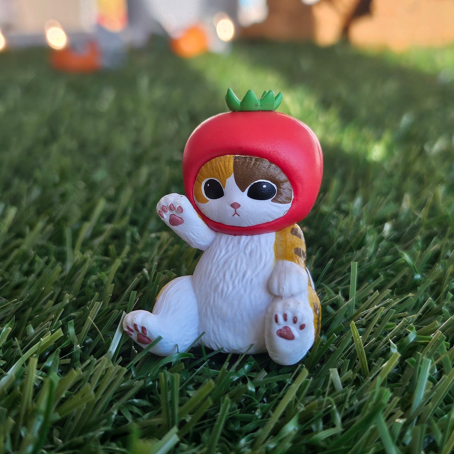 sitting tomato mofusand cat