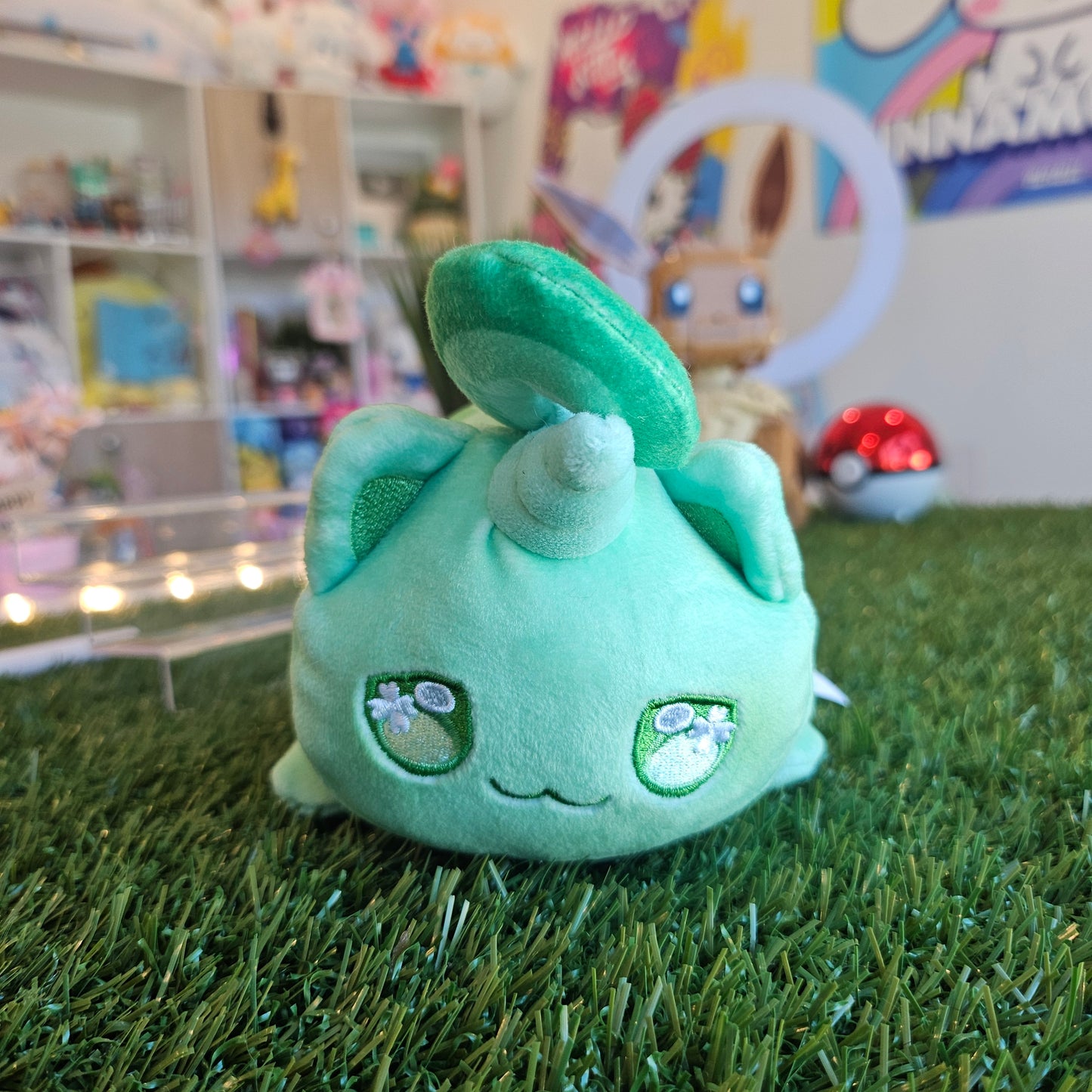 green unicorn aphmau cat