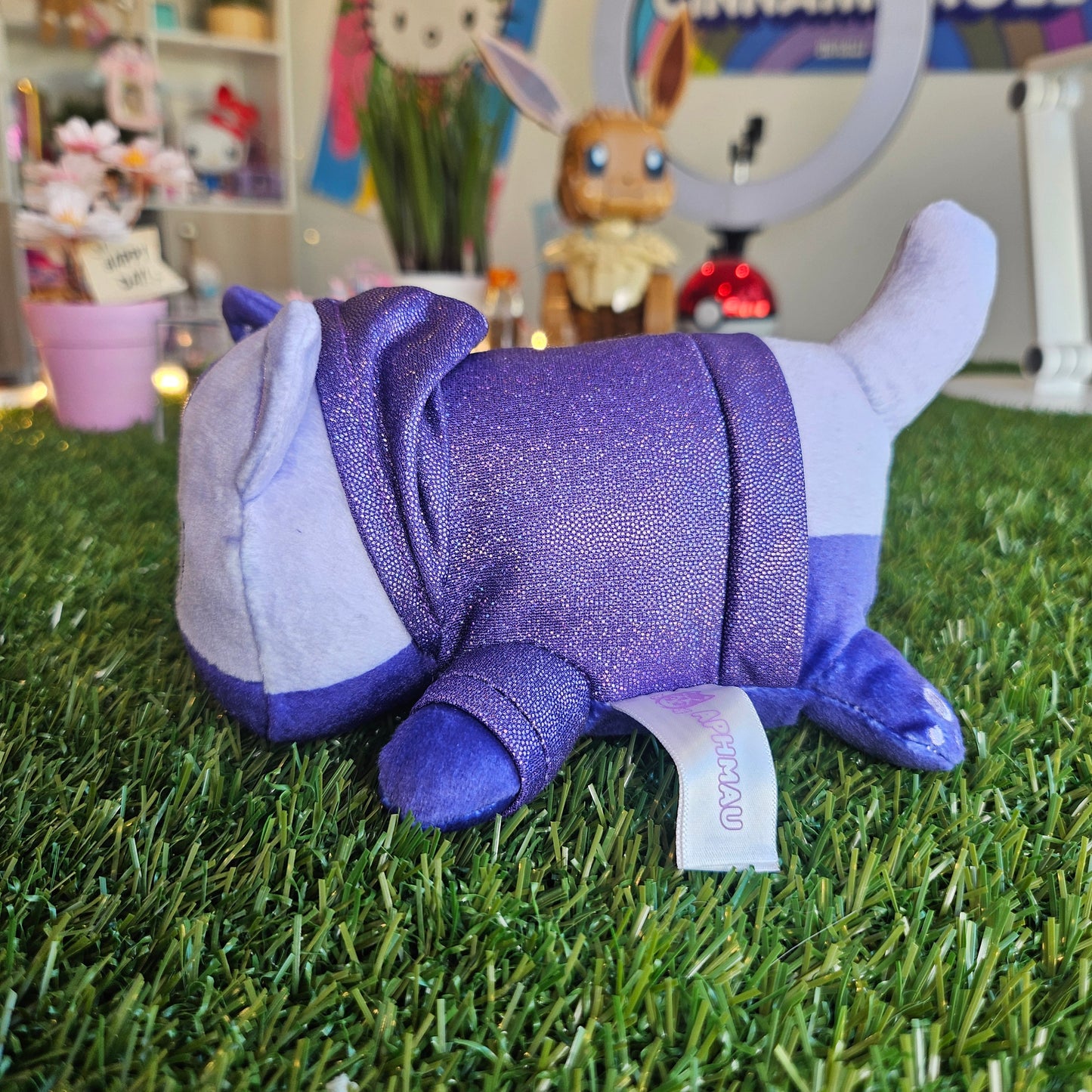 purple hoodie aphmau cat (zane)