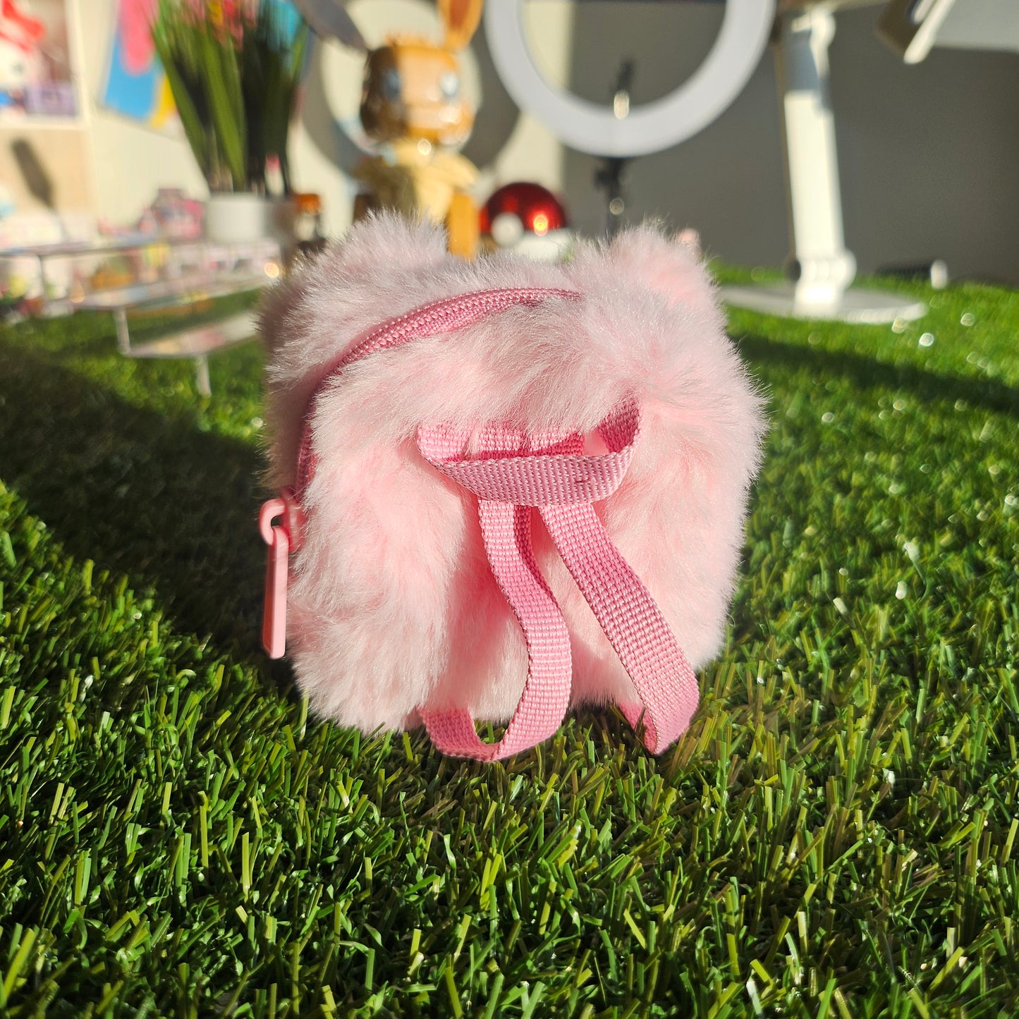 pink bunny mini backpack