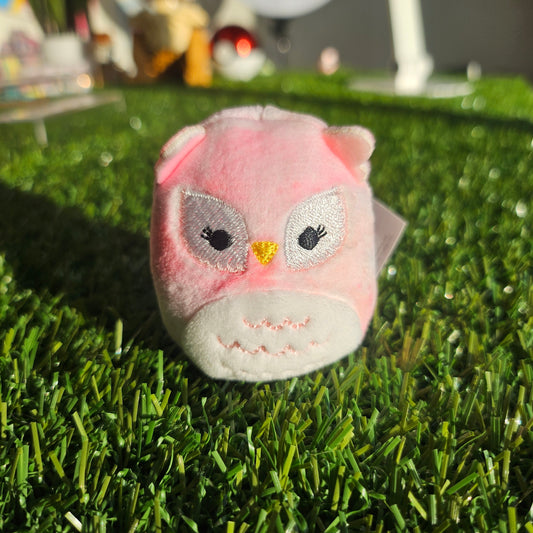 pink owl mini squishmallow