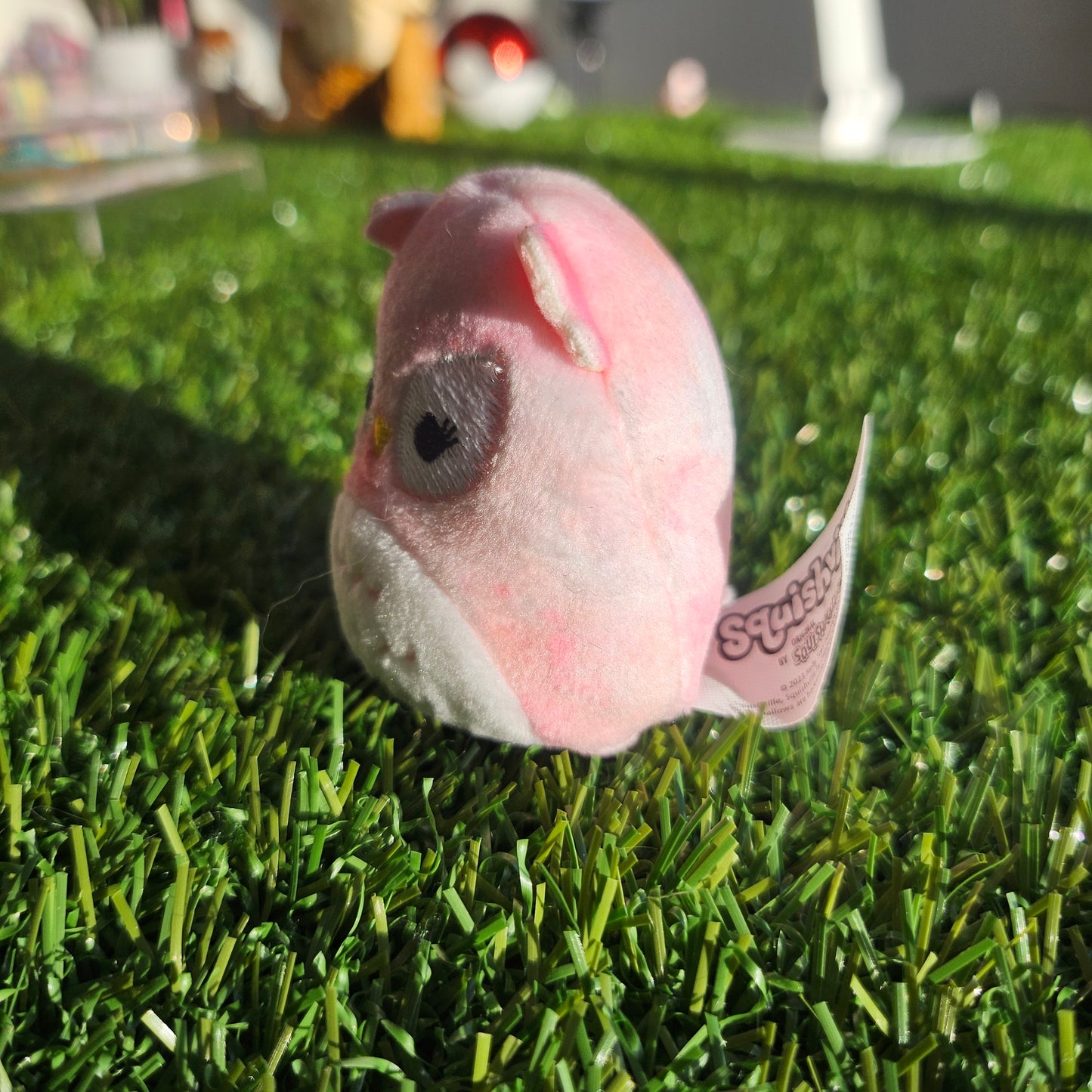 pink owl mini squishmallow