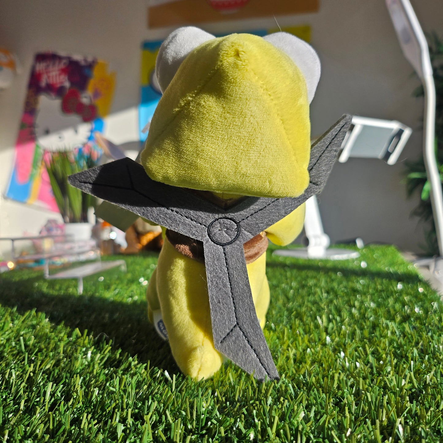 yellow with lookie plushie