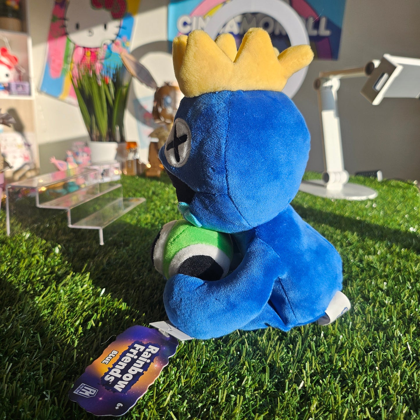 blue with lookie plushie