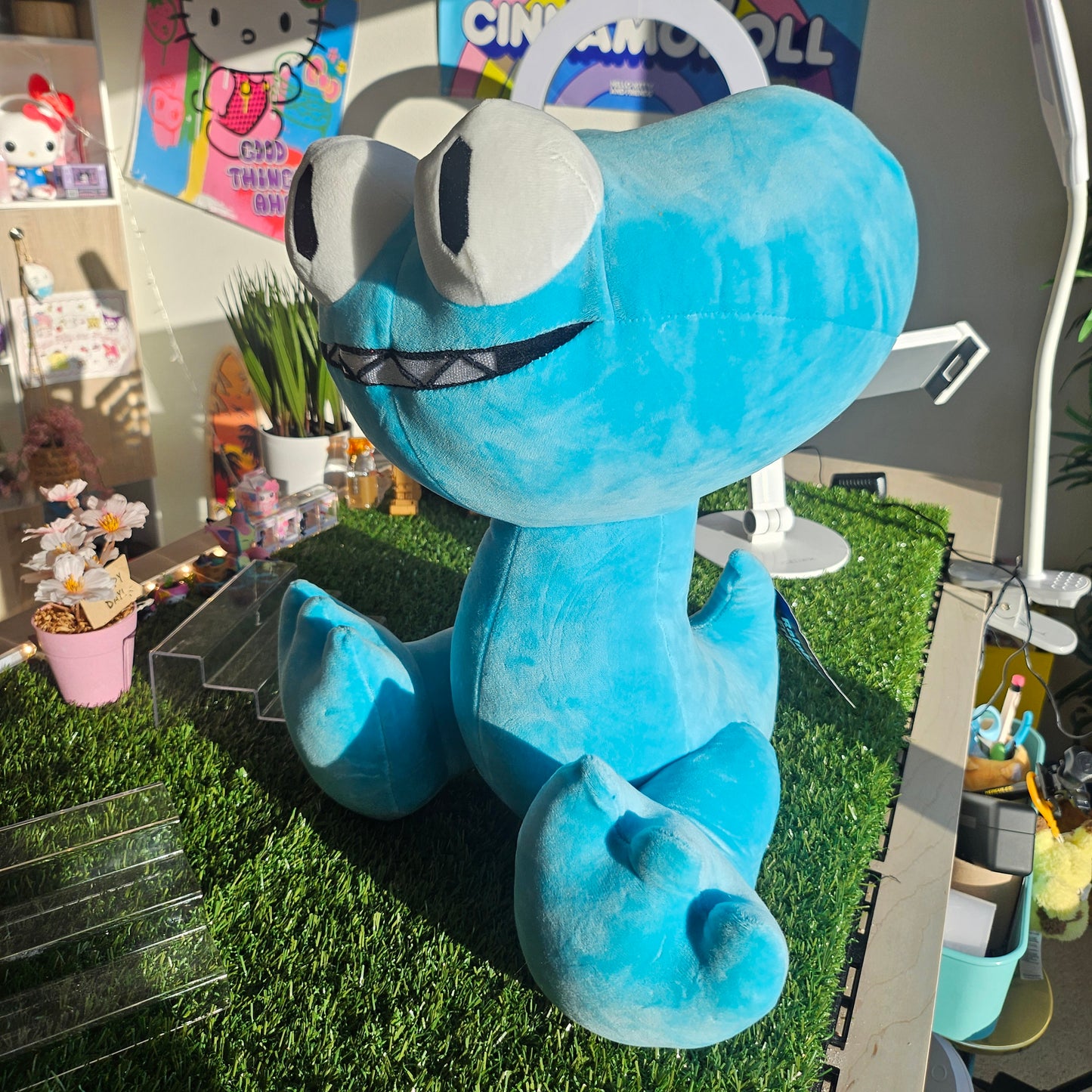 jumbo cyan plushie