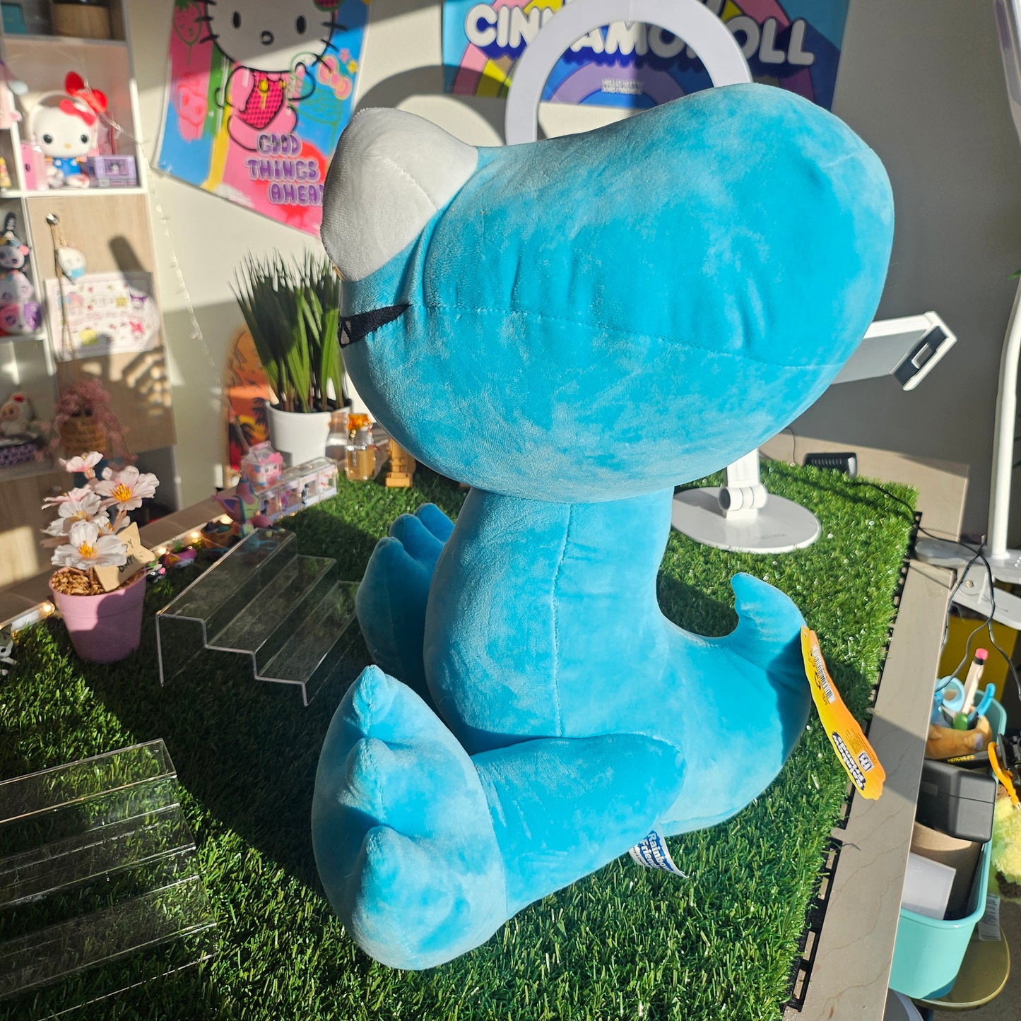 jumbo cyan plushie
