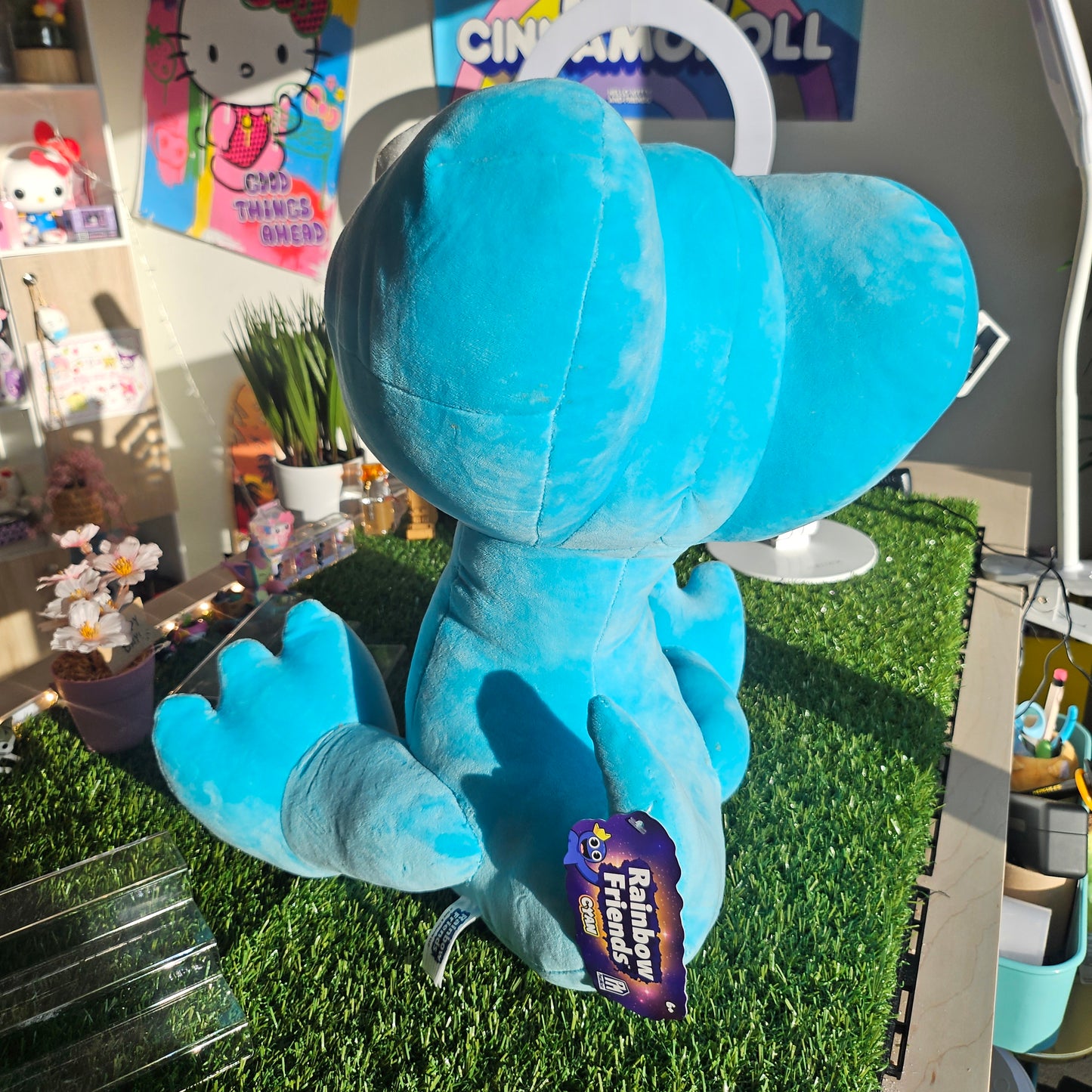 jumbo cyan plushie