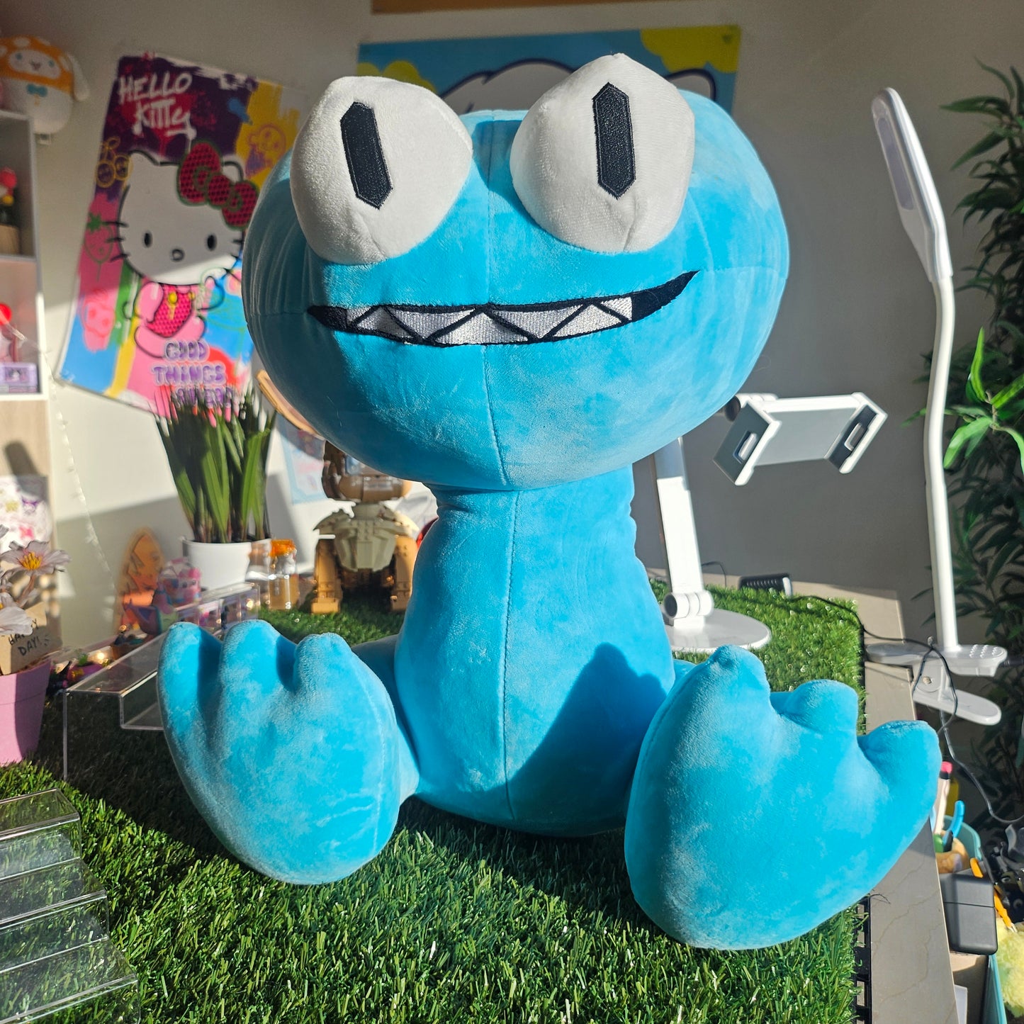 jumbo cyan plushie