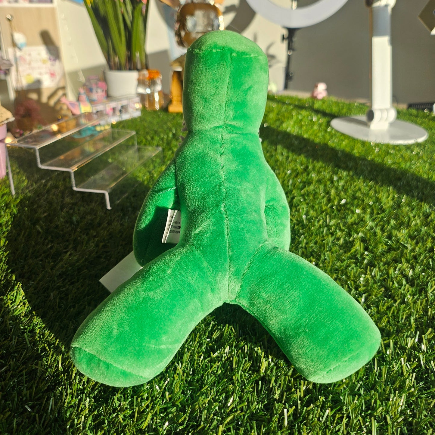 jumbo green plushie
