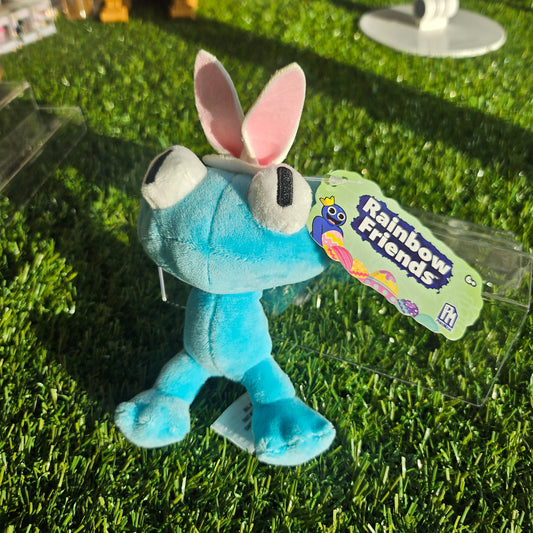 cyan rainbow friends keychain