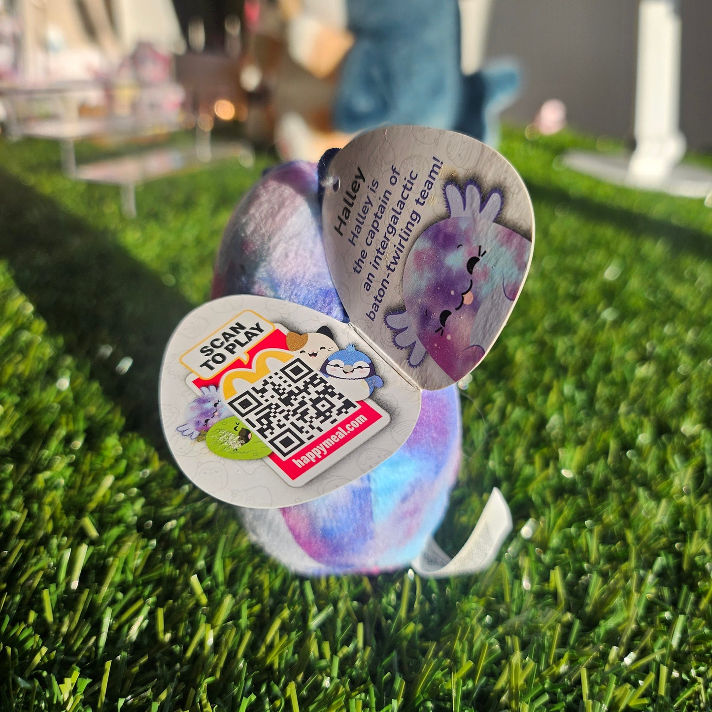 galaxy axolotl mini squishmallow