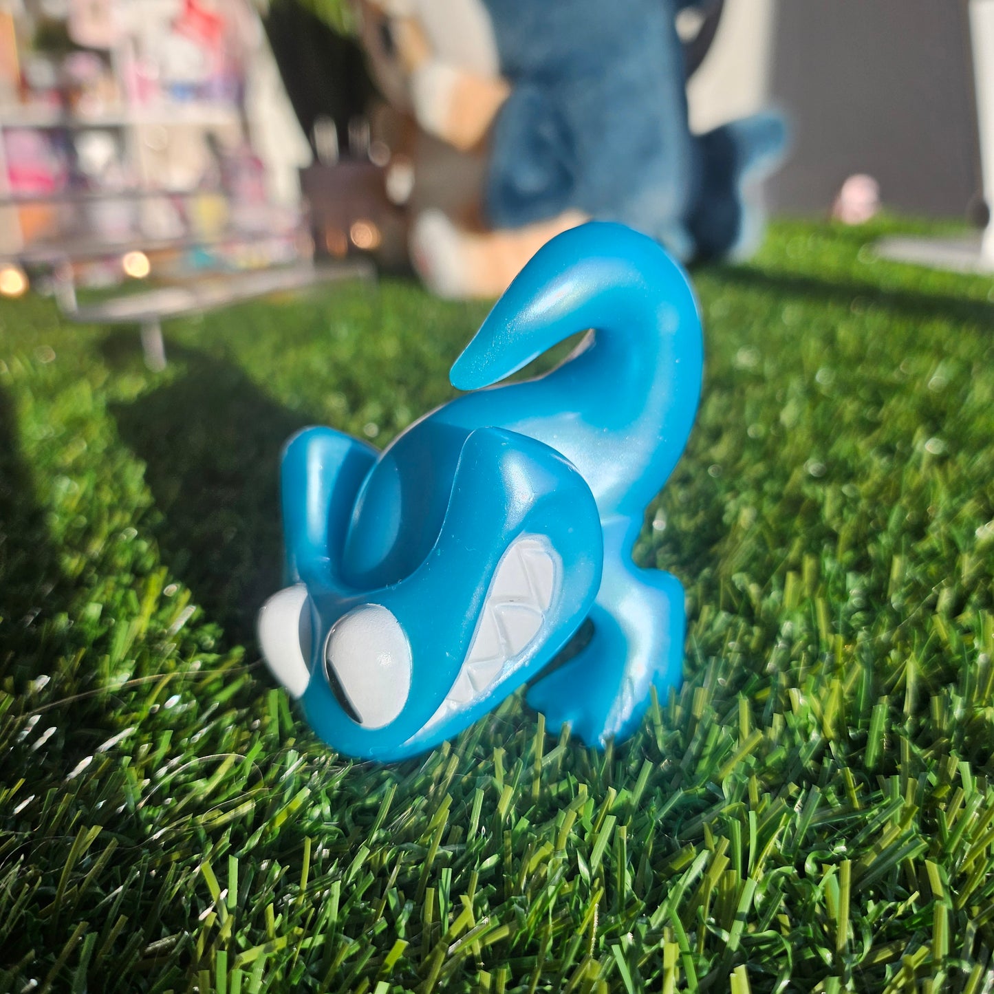 cyan figure