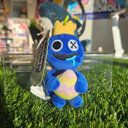 blue rainbow friends keychain
