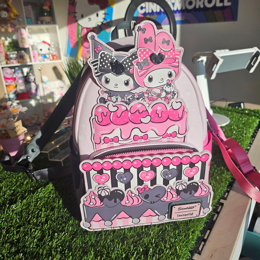 cheeky + pink bunny backpack
