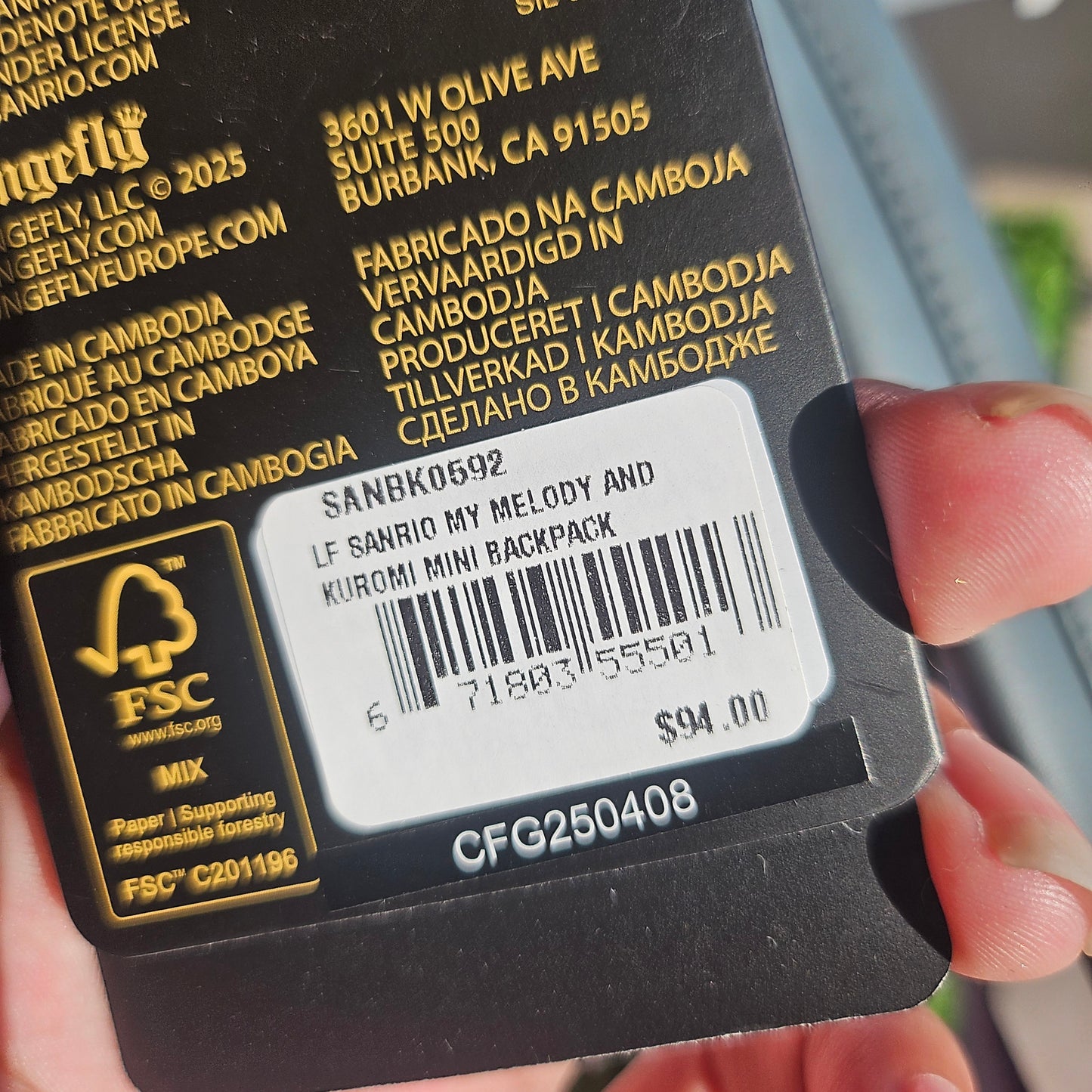 cheeky + pink bunny backpack