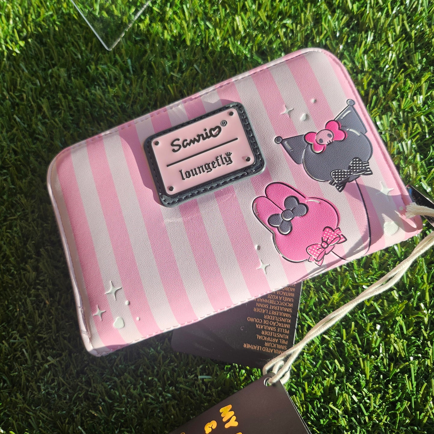 cheeky + pink bunny wallet