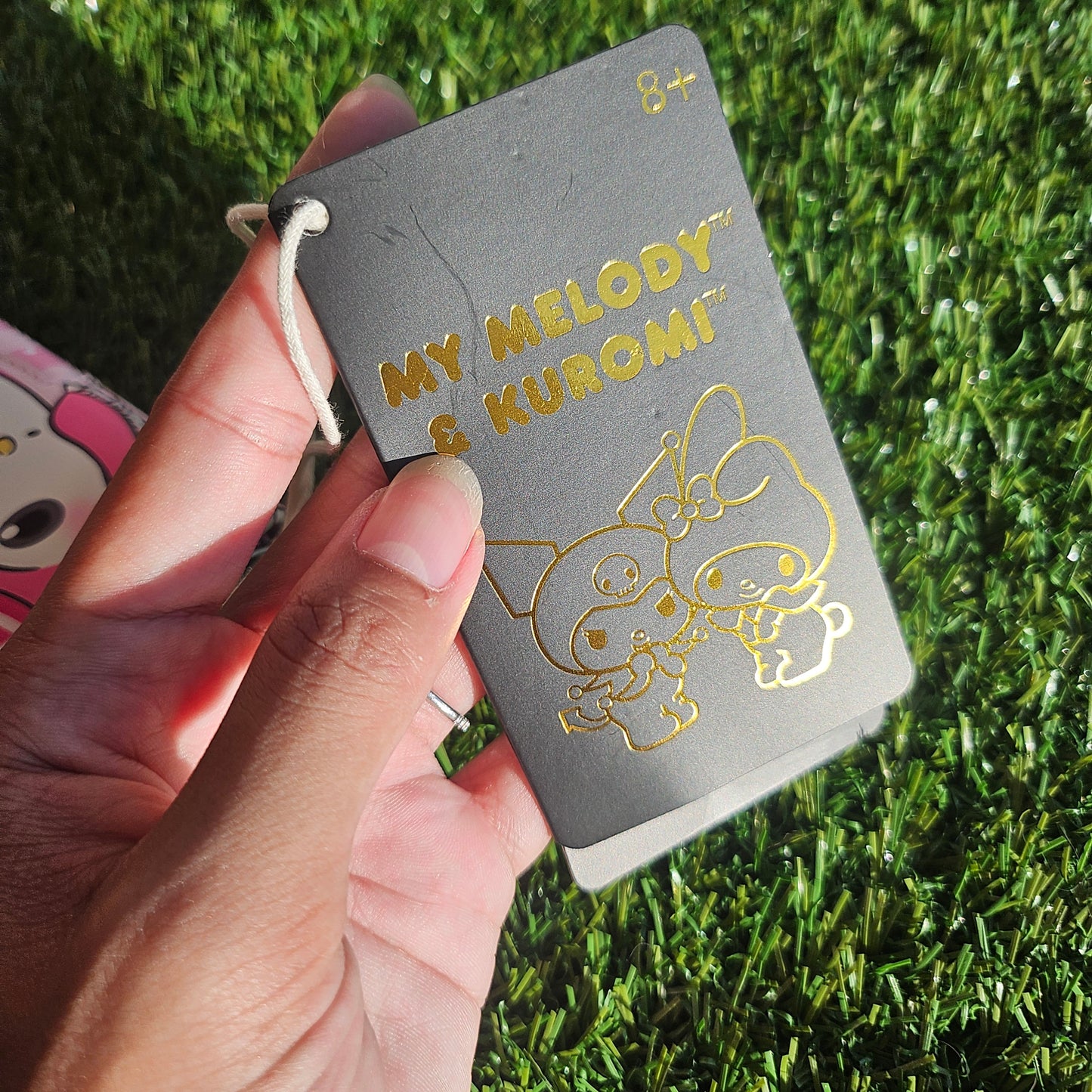 cheeky + pink bunny wallet