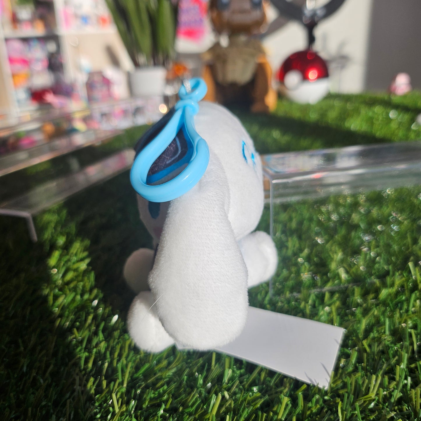 flying puppy keychain