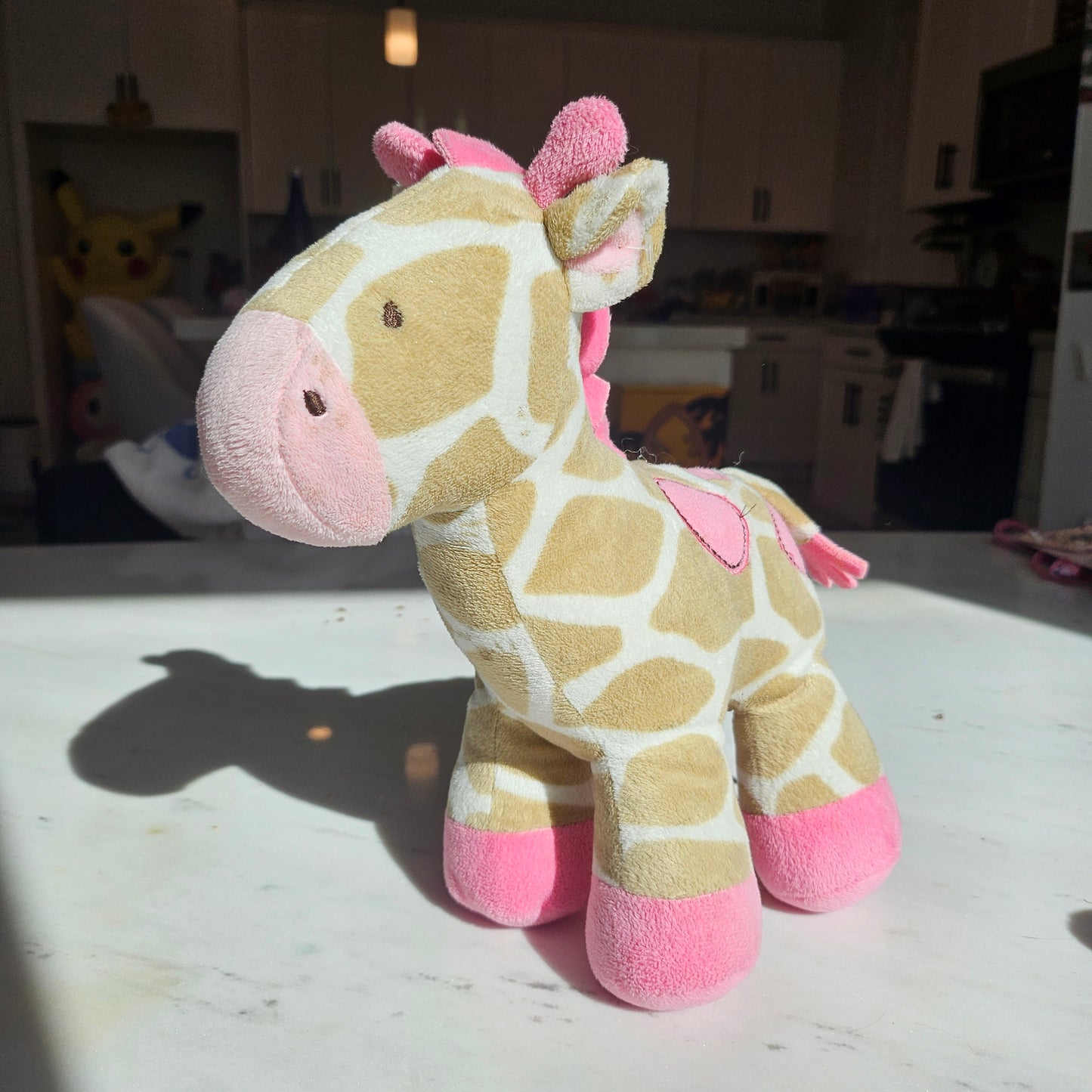 pink giraffe plushie
