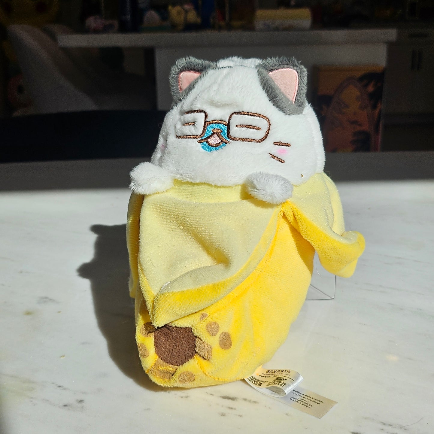 banana cat plushie (grandpa)