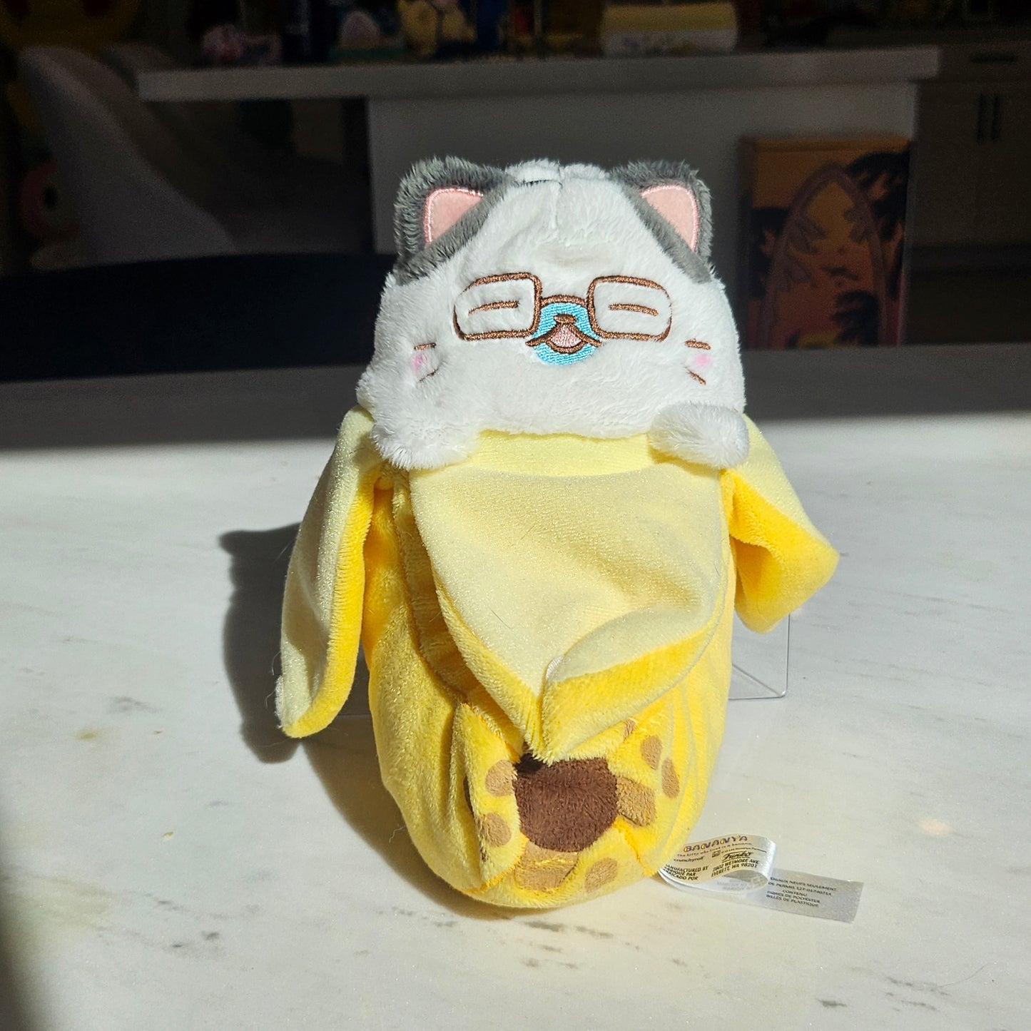 banana cat plushie (grandpa)