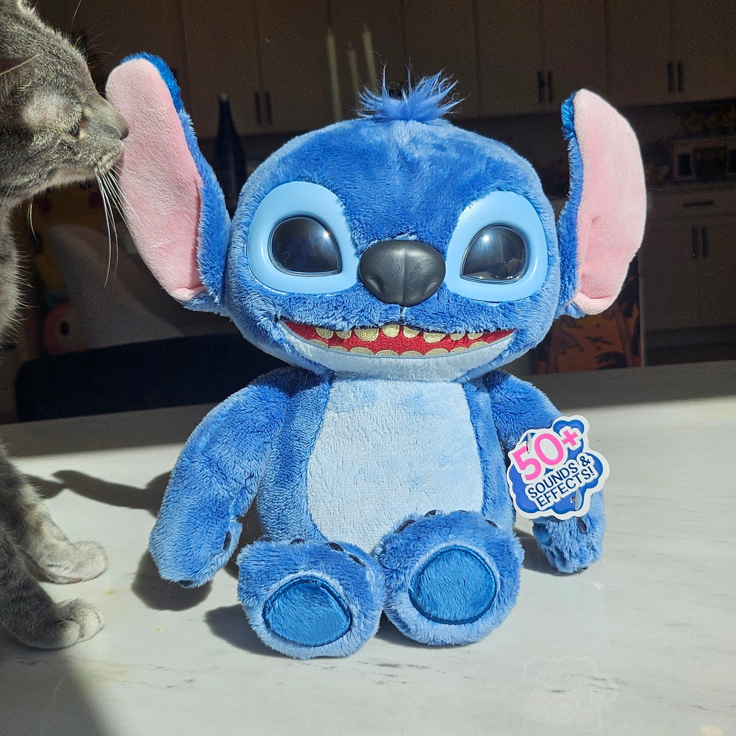 talking blue dog plushie