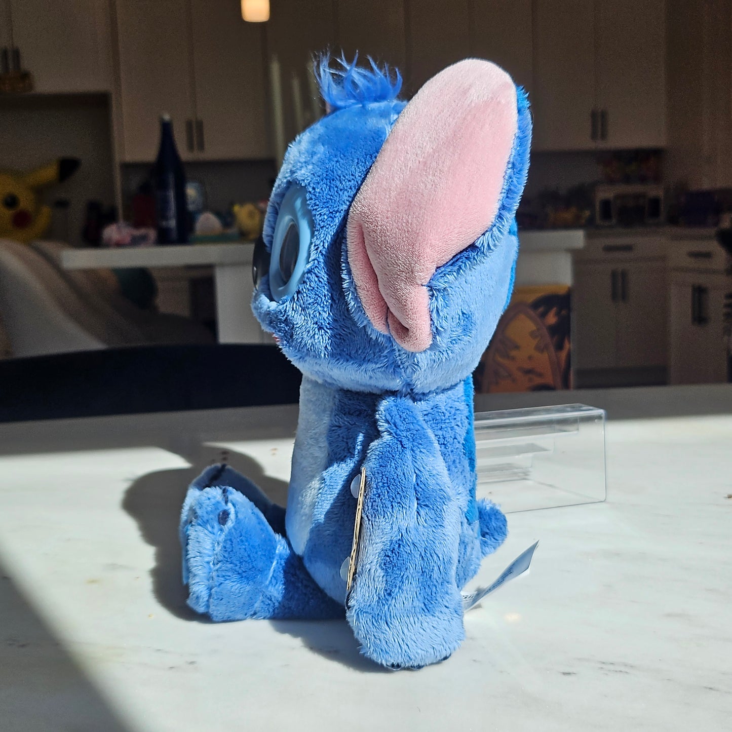talking blue dog plushie