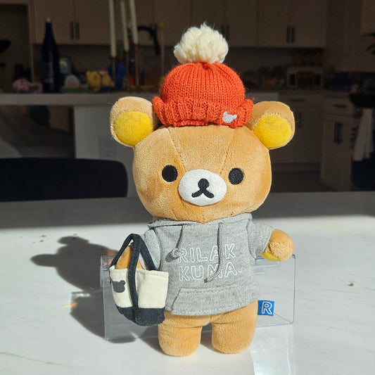 lazy bear plushie