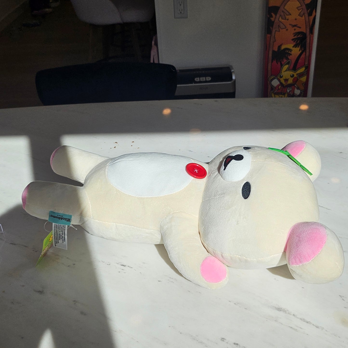 lazy bear plushie