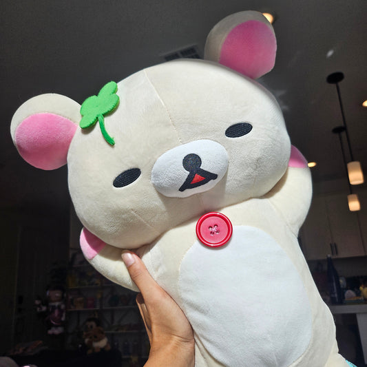 lazy bear plushie