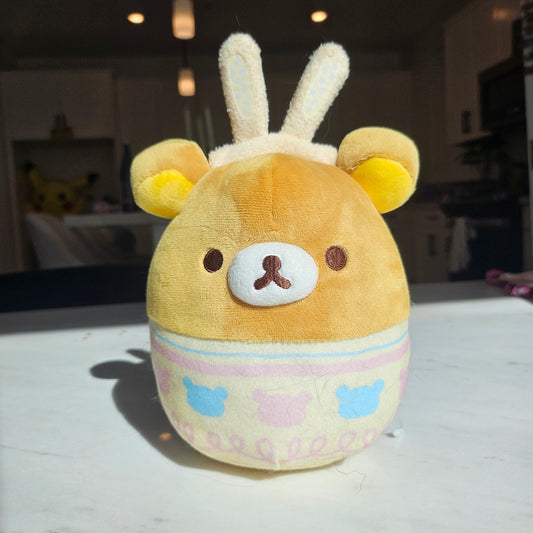 lazy bear egg plushie