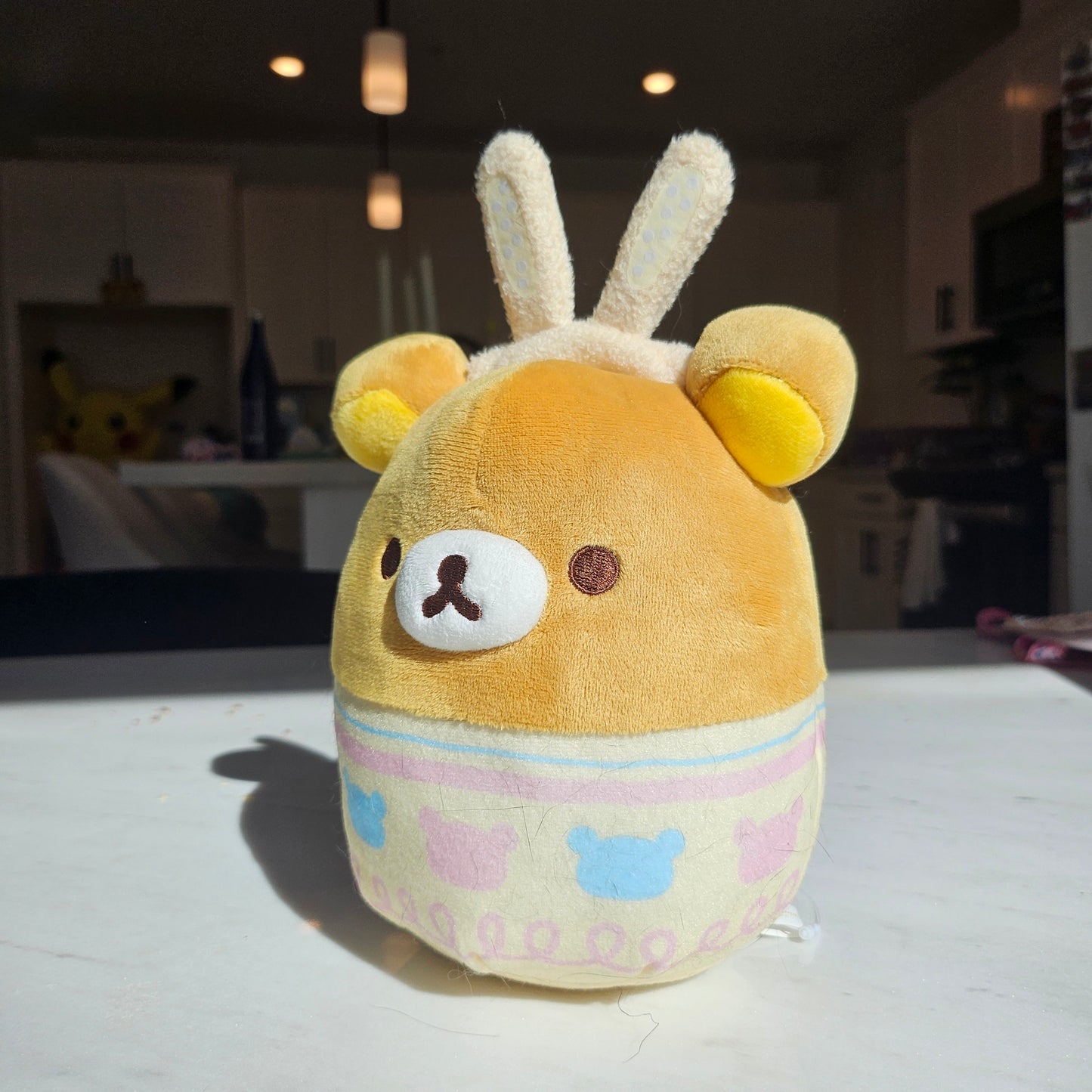 lazy bear egg plushie