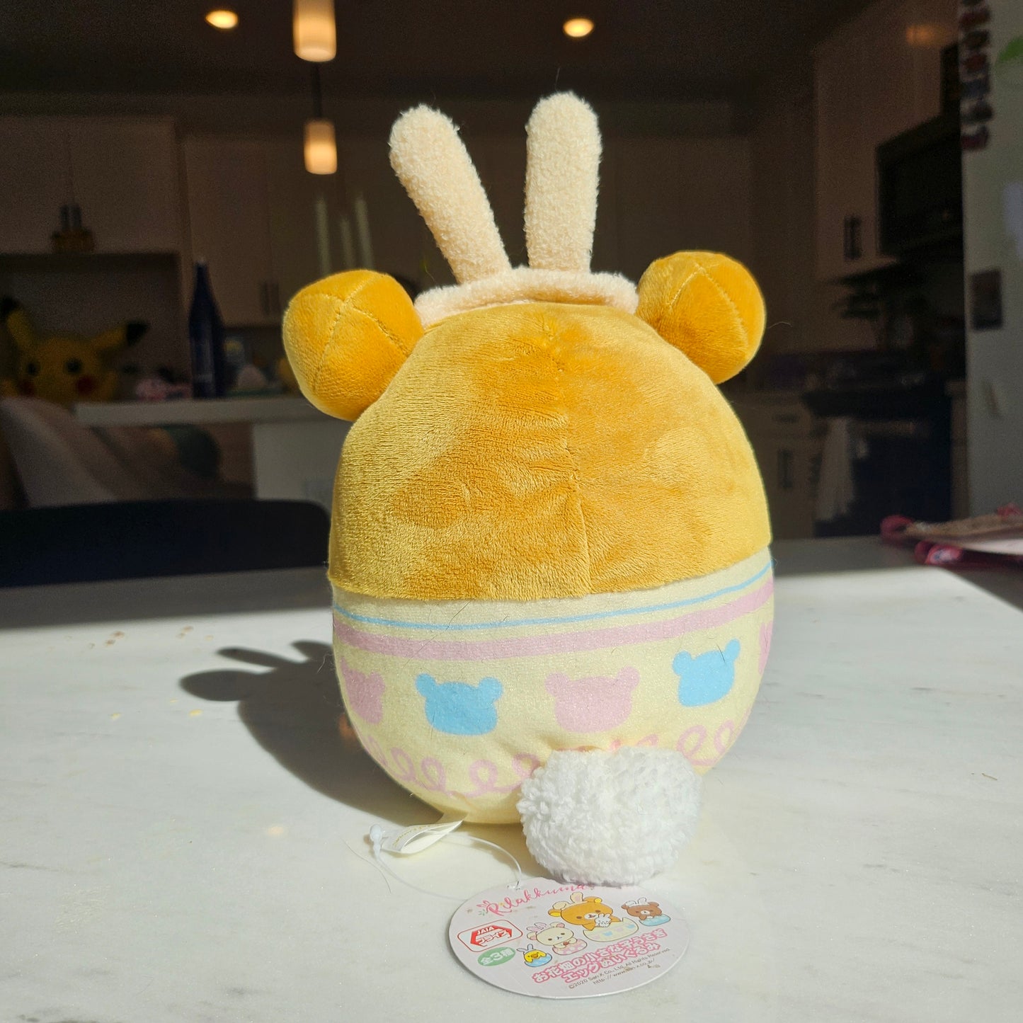 lazy bear egg plushie