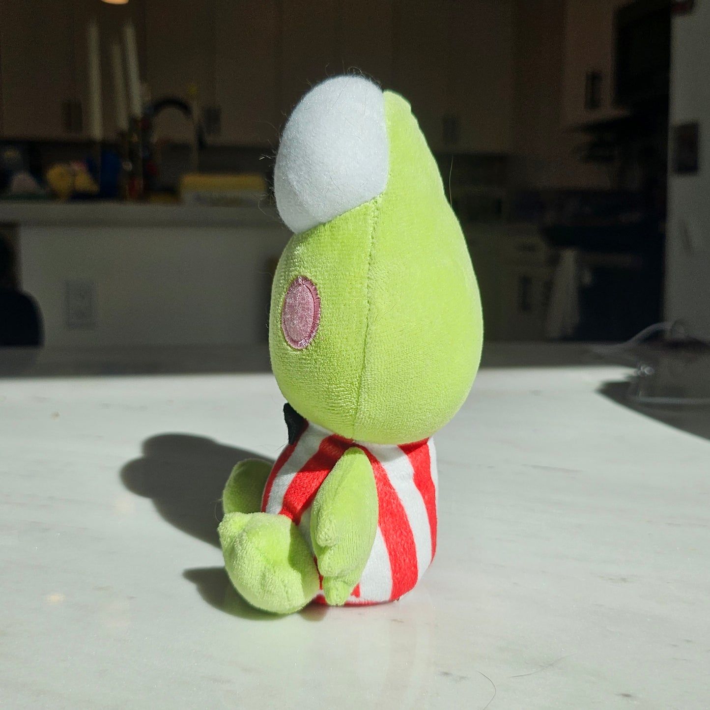 frog plushie