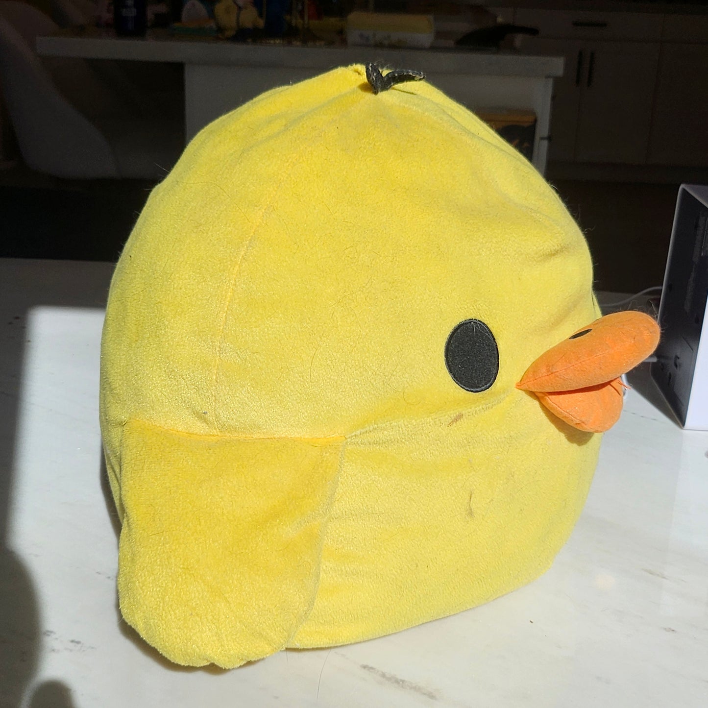 yellow duck plushie