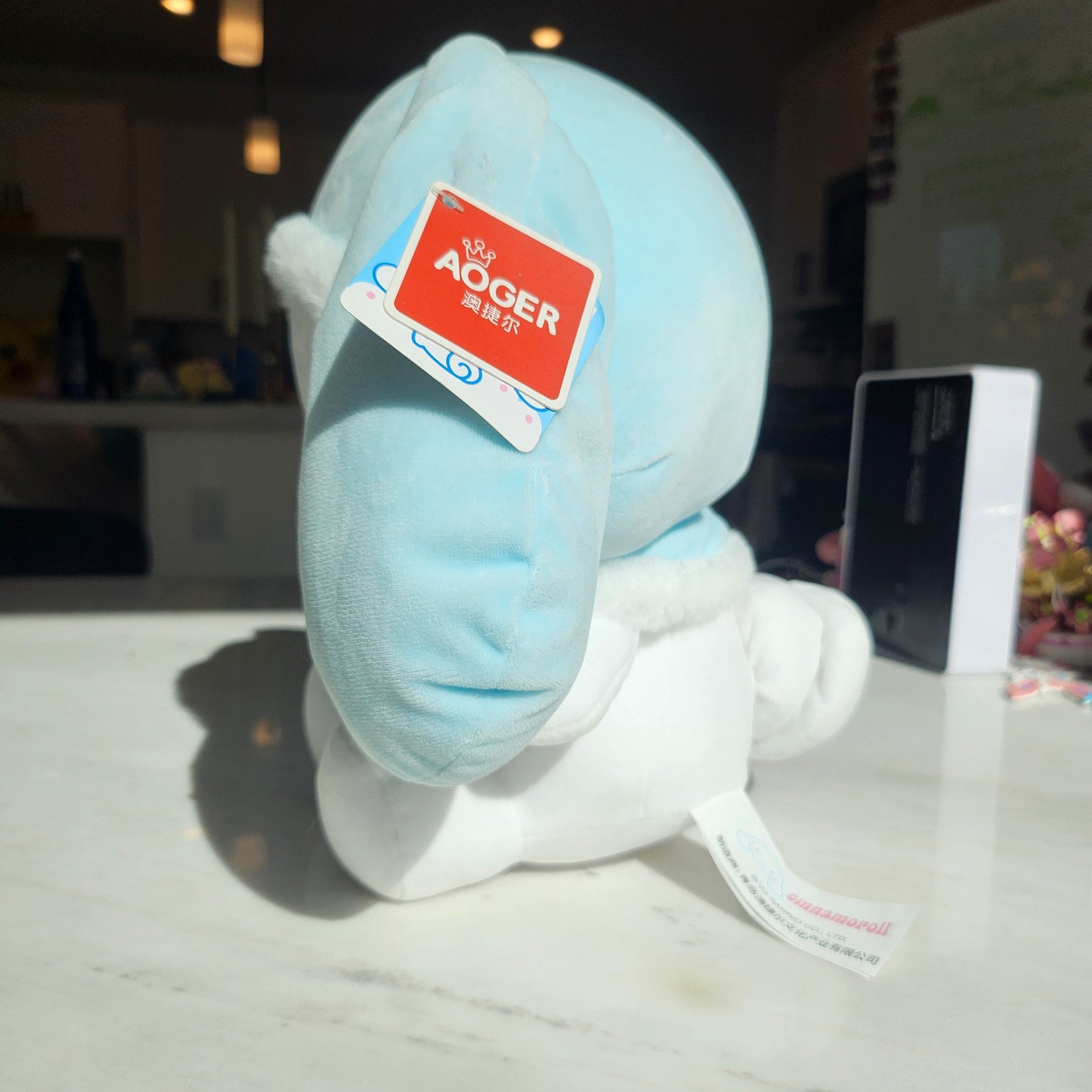 flying puppy plushie