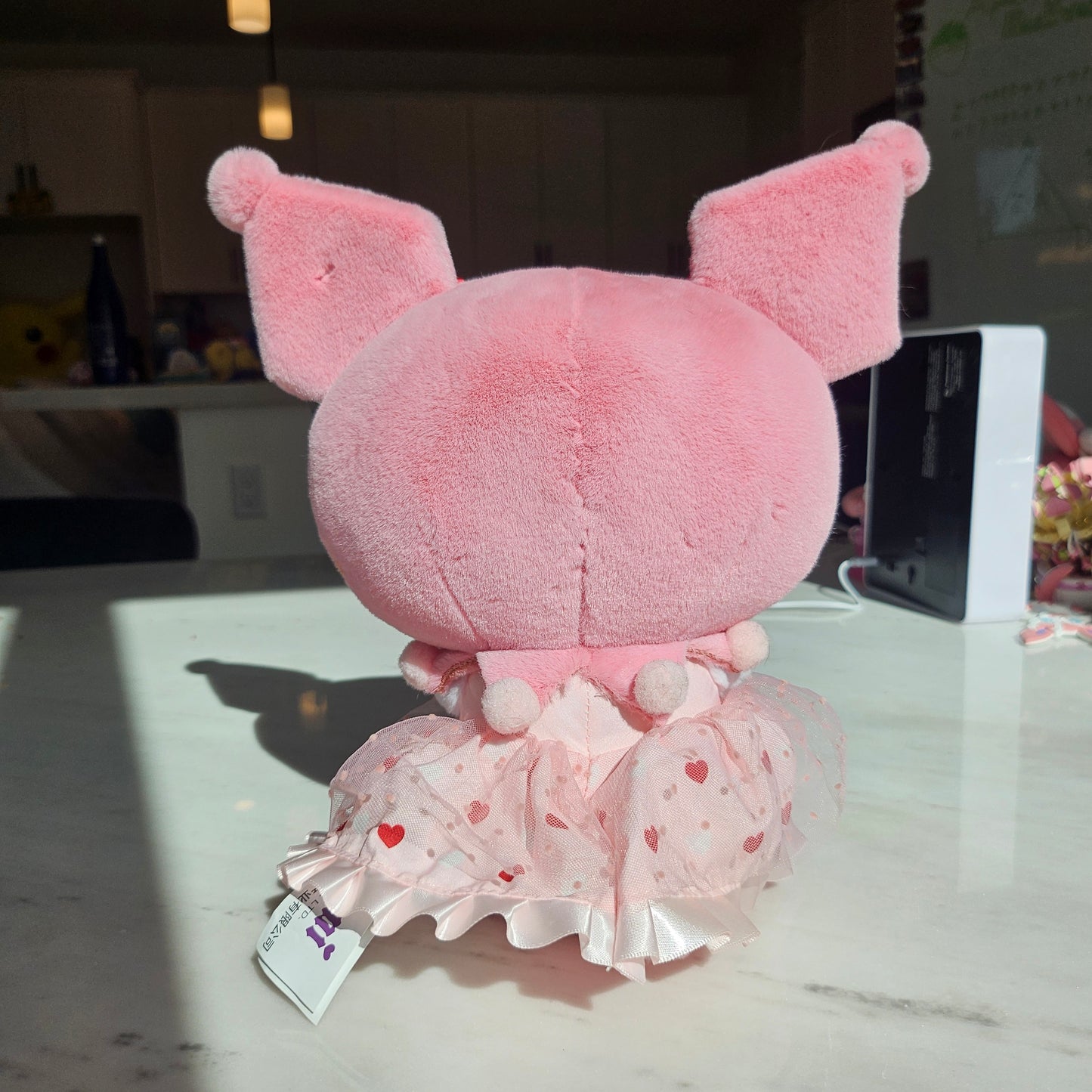 cheeky but charming heart plushie