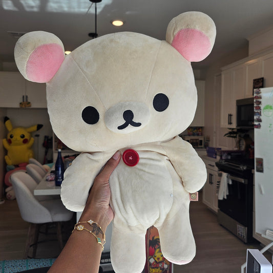 jumbo lazy bear plushie