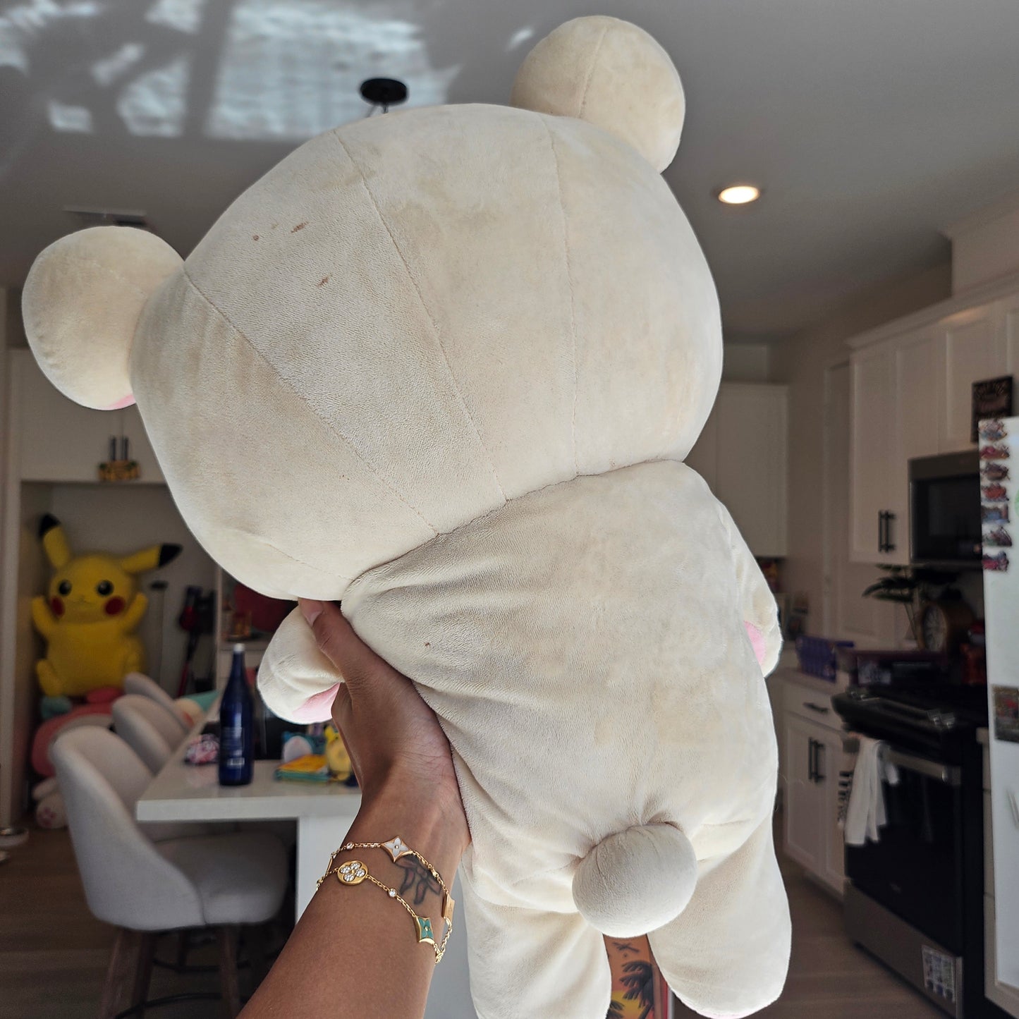jumbo lazy bear plushie