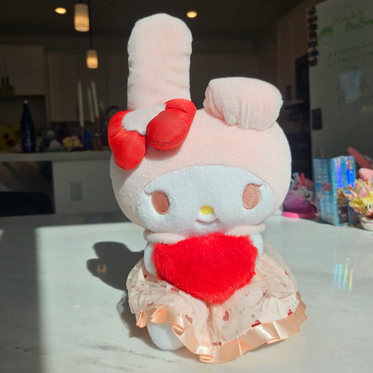 pink bunny plushie