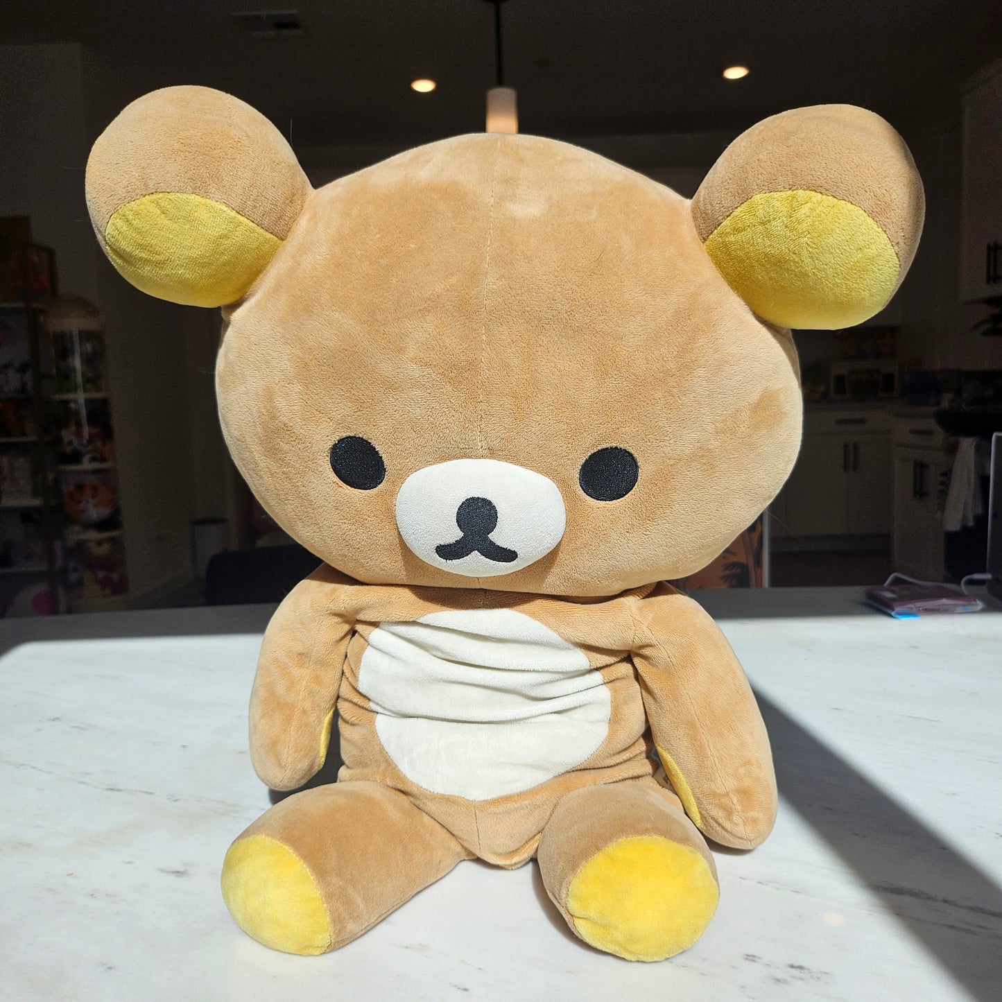 lazy bear plushie