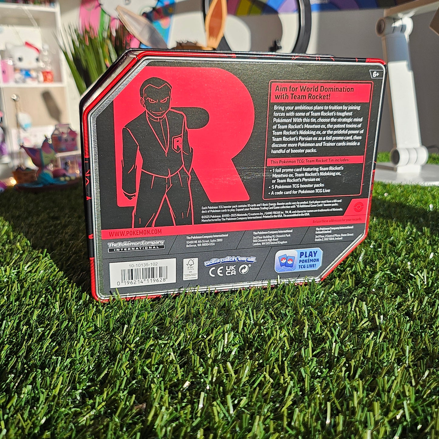 collectible tin (failed experiment)