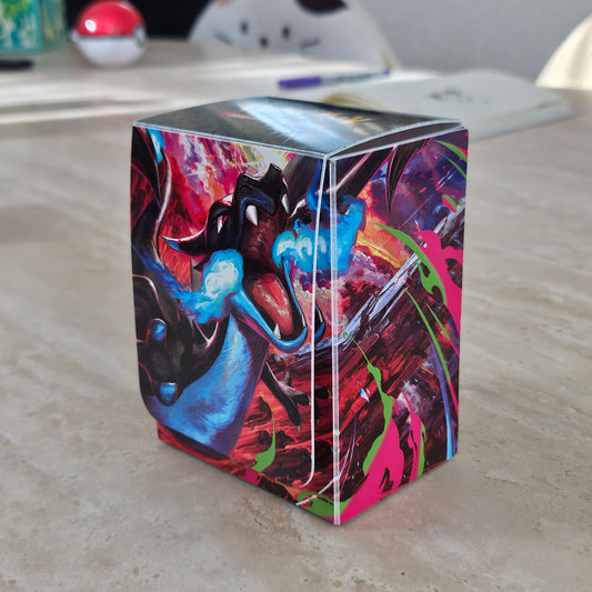 mega charizard x deck box