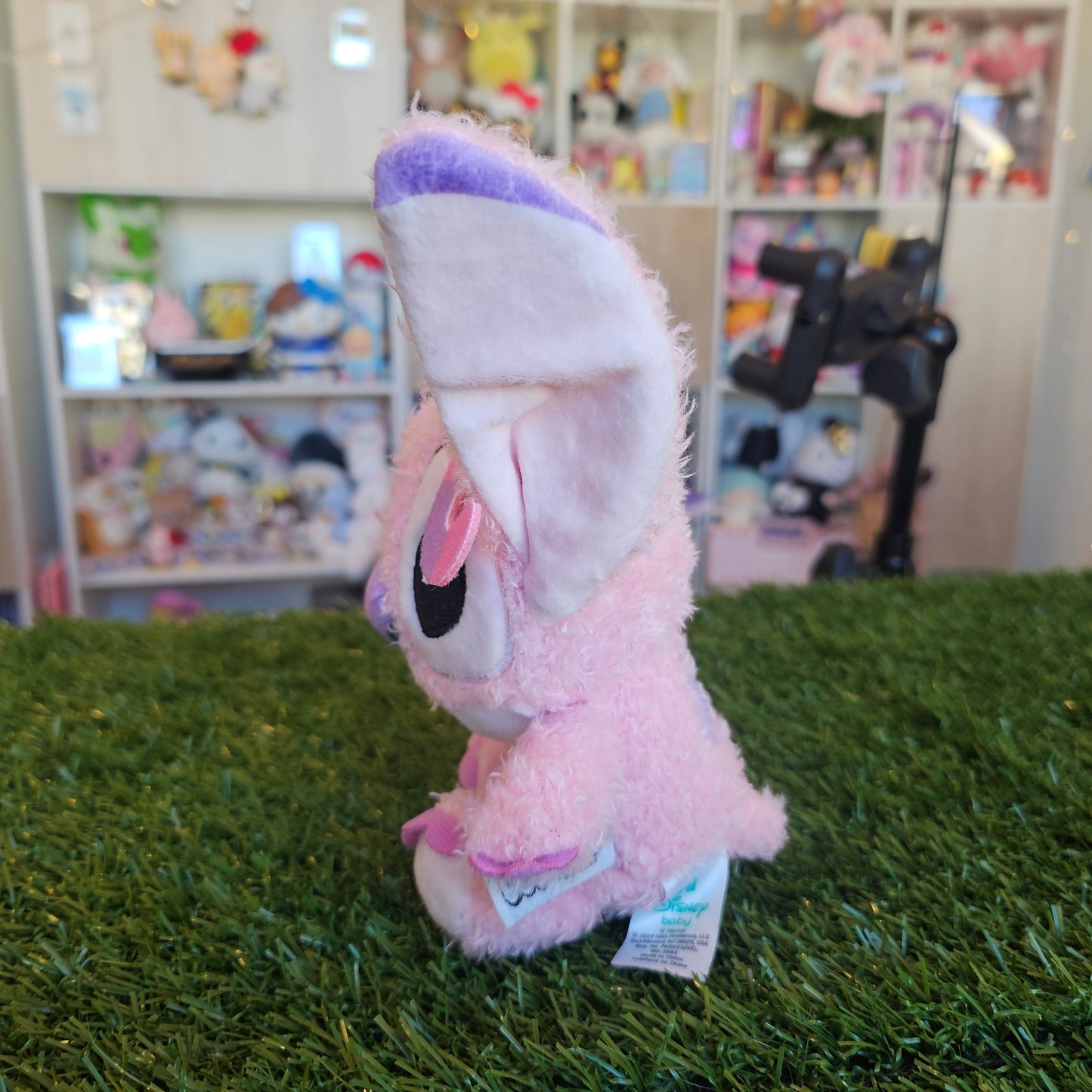 pink alien dog plush