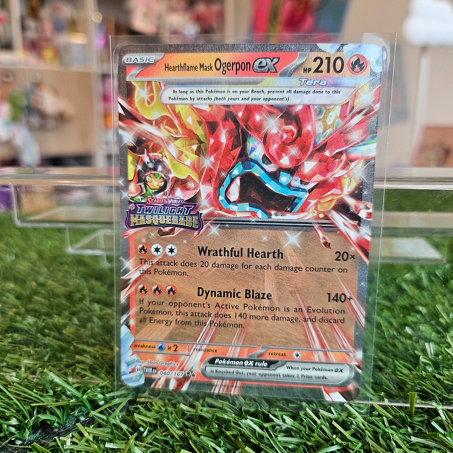 STAMPED hearthflame mask ogerpon ex